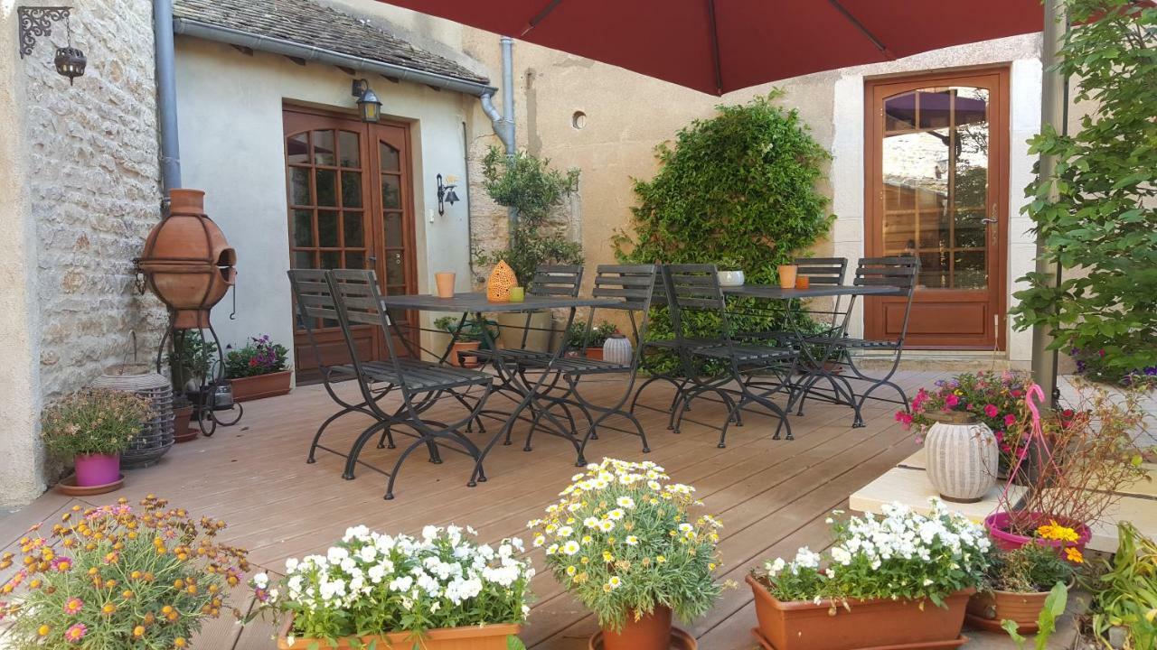 B&B Des Histoires D'Anges - Cote Jardin - Accueil Velo Tournus Zewnętrze zdjęcie